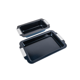 Loaf Pan and Roaster Set - 2 piece Set