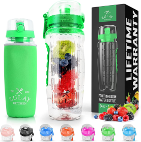 Portable Water Bottle with Fruit Infuser