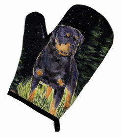 Starry Night Rottweiler Oven Mitt