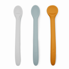 Silistages Spoons 3Pk (Color: Seafoam/Papaya/Day Dream Grey)