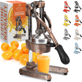 Premium Citrus Juicer - Manual Citrus Press and Orange Squeezer (Color: CPPR)
