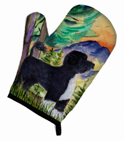 Portuguese Water Dog Oven Mitt (size: 8.5 x 12)